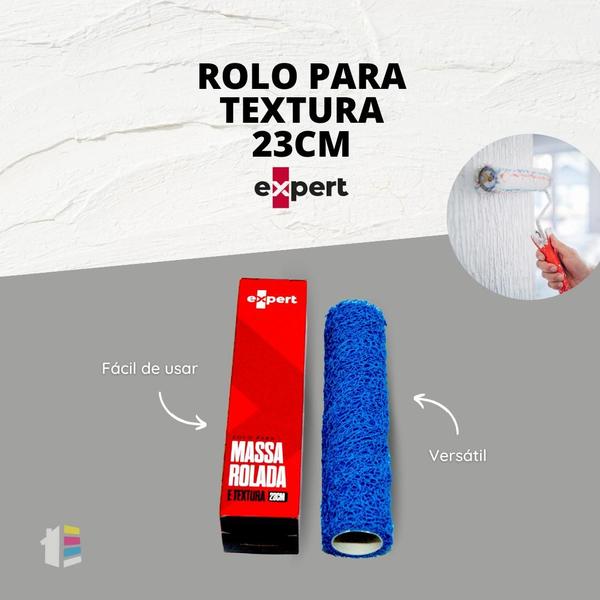 Imagem de Rolo Para Textura e Massa Rolada 23cm - Expert