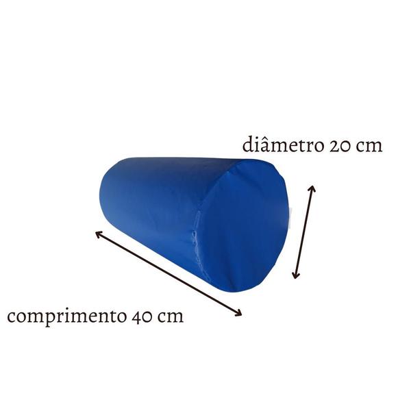 Rolo Posicionamento Exercícios Fisioterapia Pilates 40x20 - Multiflex Imagem de Rolo Posicionamento Exercícios Fisioterapia Pilates 40x20
