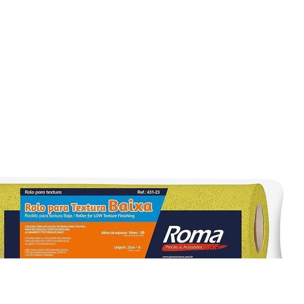 Imagem de Rolo Textura Roma Baixa 15Cm Com Cabo 431 15