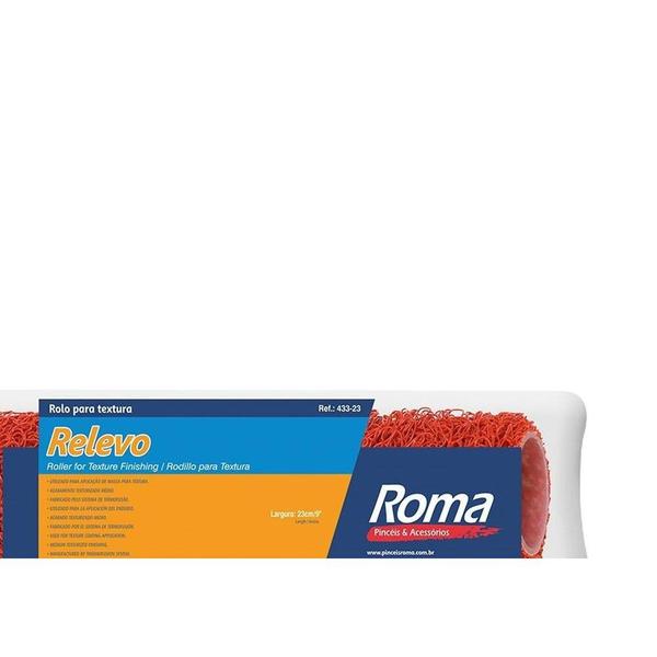 Imagem de Rolo Textura Roma Relevo 10Cm Com Cabo   433 10