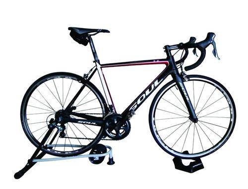 Rolo Treino Bicicleta Al200 Dobrável + Base Niveladora - Altmayer Imagem de Rolo Treino Bicicleta Al200 Dobrável + Base Niveladora