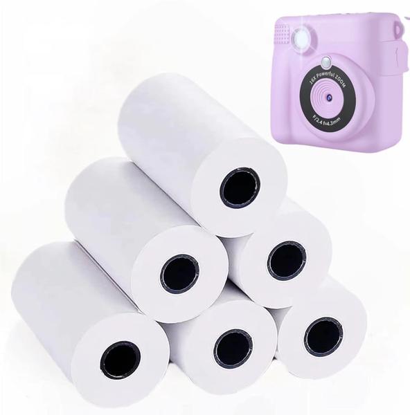 Imagem de Rolos de papel de impressão WEEFUN Instant Print Camera Kids 5 Rolls