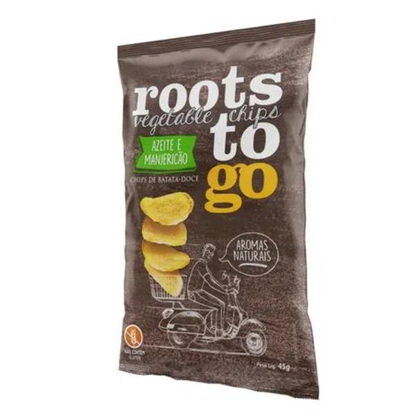 Imagem de Roots To Go Batata-Doce Azeite e Manjericão 45g (6 pacotes)