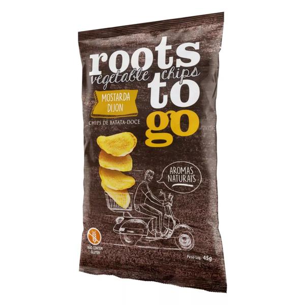 Imagem de Roots To Go Batata-Doce c/ Mostarda Dijon 45g (6 Pacotes)