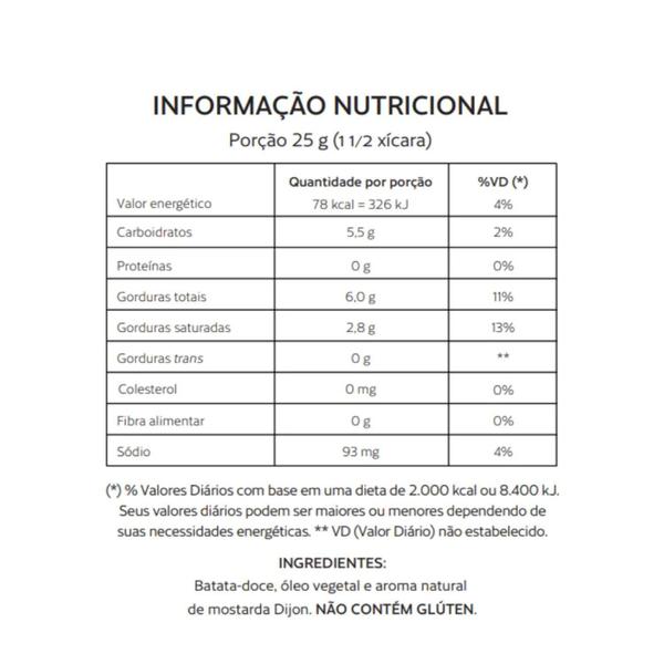 Imagem de Roots To Go Batata-Doce Com Mostarda Dijon 45G (12 Pacotes)