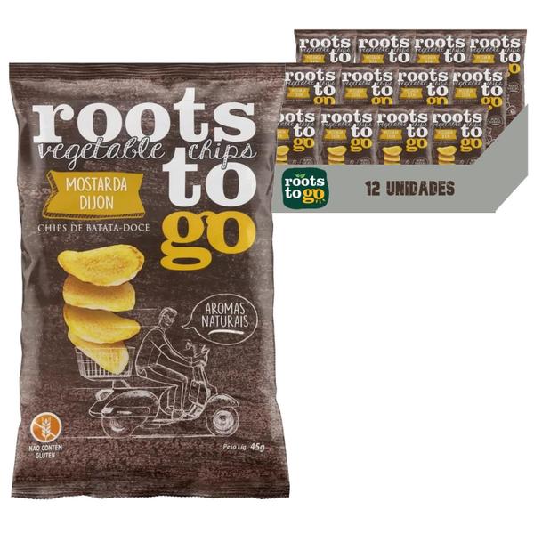 Imagem de Roots To Go Batata-Doce Com Mostarda Dijon 45G (12 Pacotes)