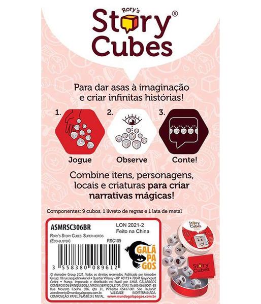 Imagem de Rorys Story Cubes Superheróis galápagos Jogo