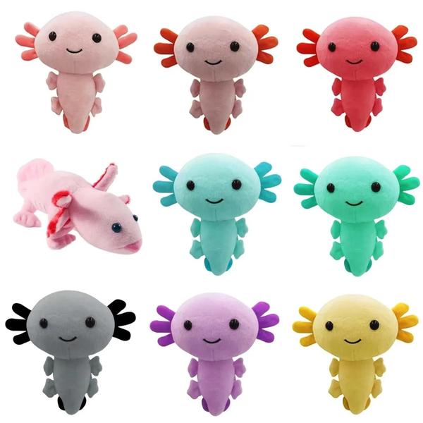 Imagem de Rosa Kawaii Axolotl Brinquedo De Pelúcia Boneca De Pelúcia Axolotl Peixe Figura Bonecas Presentes