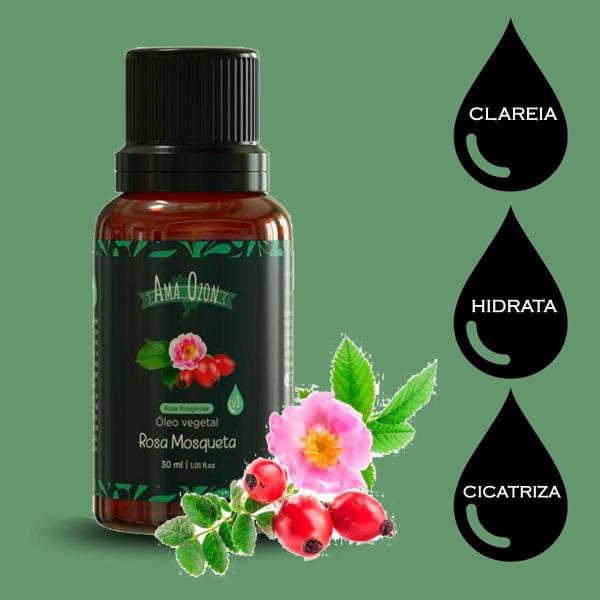 Imagem de Rosa Mosqueta Óleo Vegetal Clareador De Manchas 2X30Ml