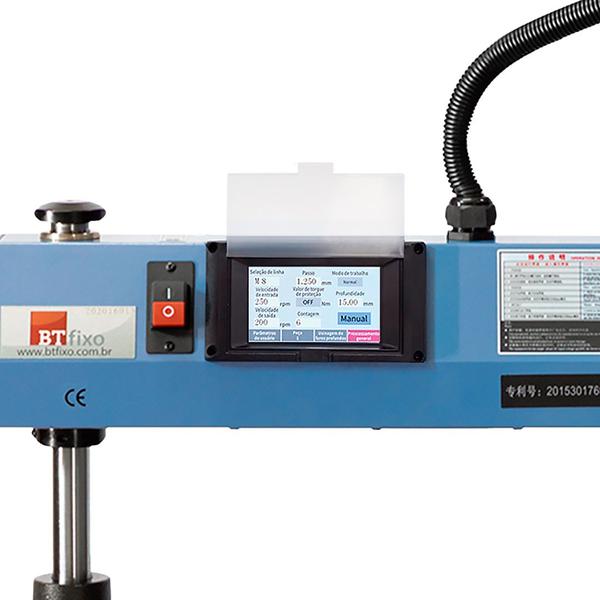 Imagem de Rosqueadeira Eletrônica NR-12 C/ Braço Articulado Capacidade M6 A M36 - Rotação 0-125 RPM