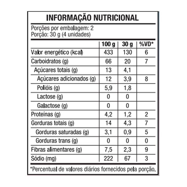 Imagem de Rosquinha 100 Disney Sabor Chocolate Sem Glúten 60g