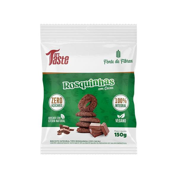 Imagem de Rosquinhas Integral Cacau S/ Açúcar 150G Mrs Taste Original