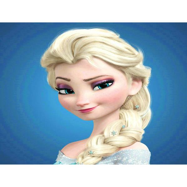 Rosto Elsa Frozen Papel De Arroz Para Bolos A4 - Mec Art Imagem de Rosto Elsa Frozen Papel De Arroz Para Bolos A4