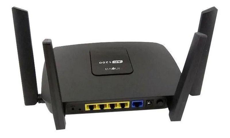 Imagem de Roteador Duas Bandas 4 Antenas Wireless 1200Mbps Inova