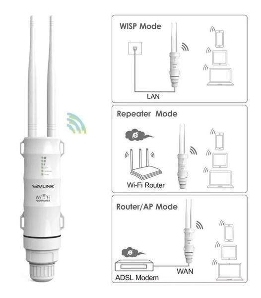 Imagem de Roteador Extensor Wifi Repetidor Ac600 100Mbps Uso Externo