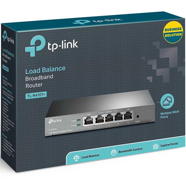 Imagem de Roteador Load Balance Dual Wan TL-R470T+ - TP-Link