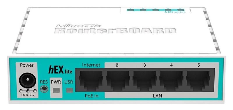 Imagem de Roteador Mikrotik Hex Series RB 750R2 5 Portas 10/100MBPS