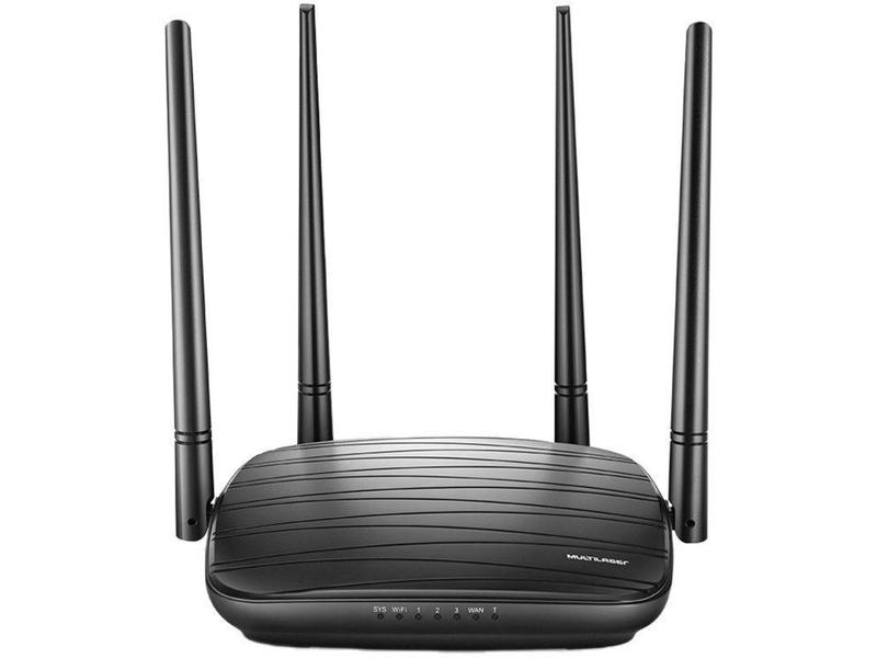 Imagem de Roteador Multilaser RE018 867Mbps 4 Antenas - 4 Portas