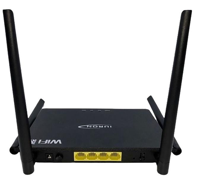 Imagem de Roteador Sem Fio Iuron 1800 Dual-Band Wifi 6 1800MBPS Preto