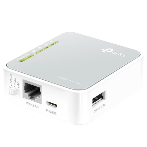 Imagem de Roteador Sem Fio TP-Link TL-MR3020 Portatil 3G/4G 10/100 MBPS