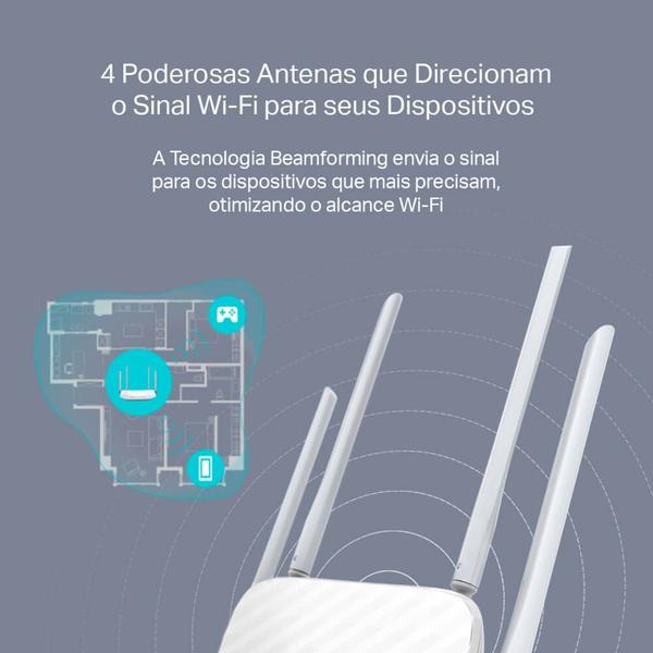 Imagem de Roteador TP-Link Archer C50W Wisp Preset AC1200 Dual Band 4 Antenas (V. 6.8)