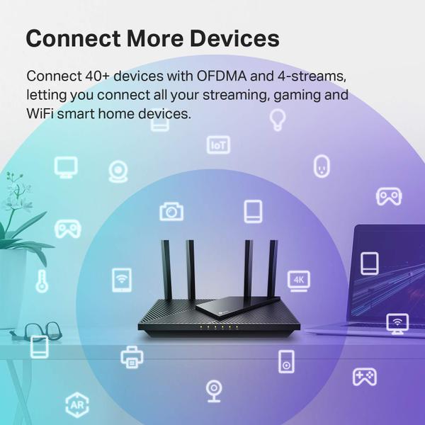 Imagem de Roteador WiFi 6 TP-Link Archer AX21 AX1800 de banda dupla Gigabit