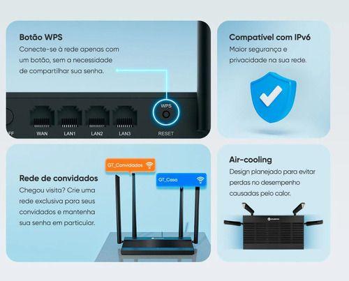 Imagem de Roteador Wireless Ac1200 Mbps Gibabit