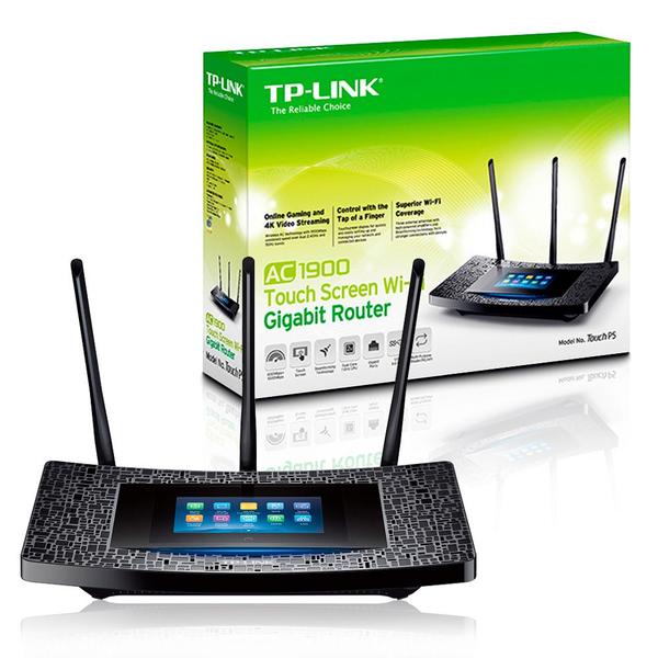 Imagem de Roteador Wireless Gigabit Dual Band 1300mbps AC1900 Touch P5 TP-Link