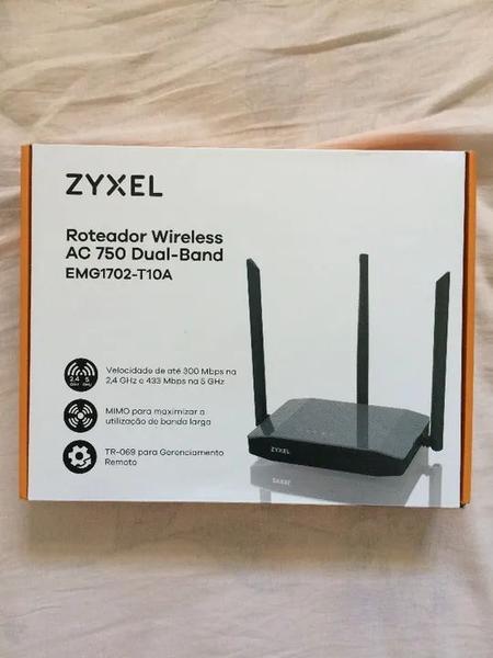 Imagem de Roteador Wireless Zyxel AC750 Dual Band C20 3 Antenas