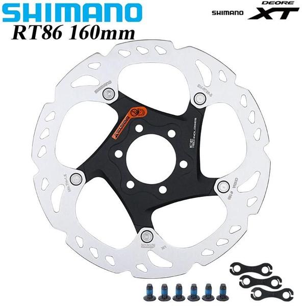 Imagem de Rotor de Disco de Freio Shimano XT Ice Tech - 6 Parafusos (160mm, 180mm, 203mm)