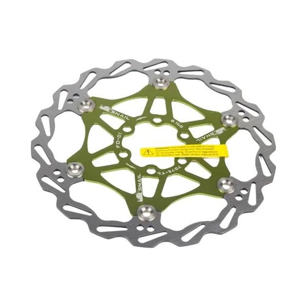 Imagem de Rotor de Freio a Disco 140/160mm em Aço Inoxidável para MTB - Dissipação de Calor