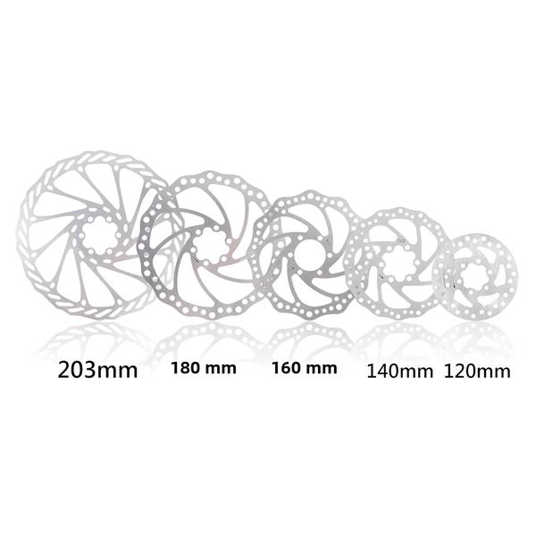 Imagem de Rotor de Freio a Disco de Aço Inoxidável - 6 Tamanhos (120mm a 203mm)