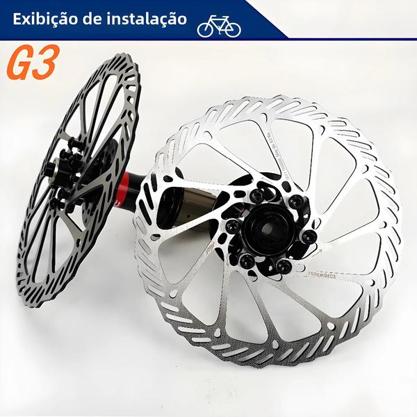 Imagem de Rotor de Freio a Disco Hidráulico Avid - 160mm, 180mm e 203mm - Compatível com Shimano e SRAM