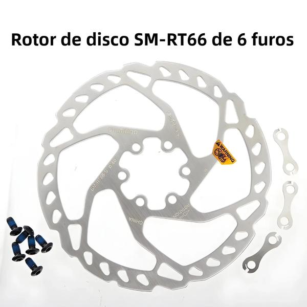 Imagem de Rotores de Freio a Disco Shimano Deore SLX MTB (160mm, 180mm, 203mm) - 6 Parafusos