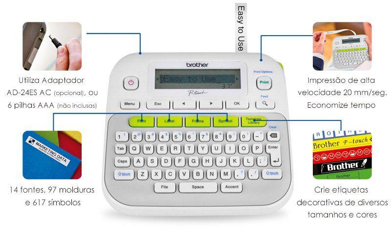 Imagem de Rotulador Brother Pt D210