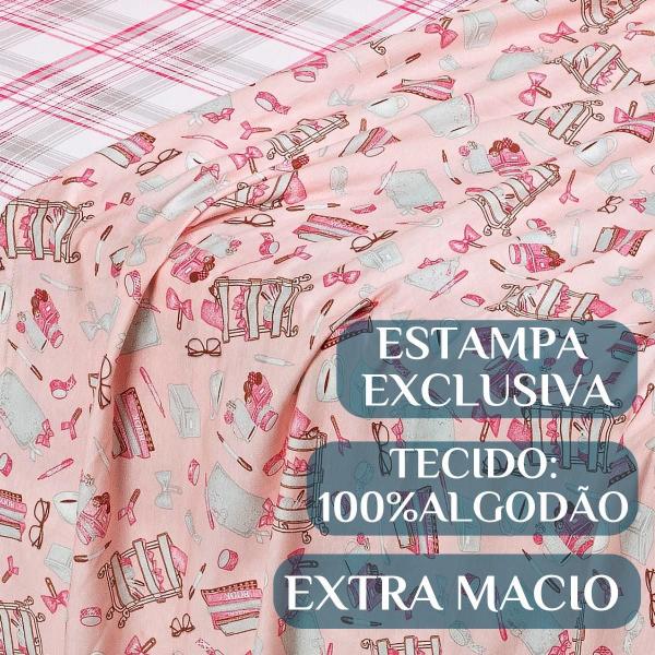 Imagem de Roupa Cama Solteiro Kristen Kids100% Algodao Super Moderno