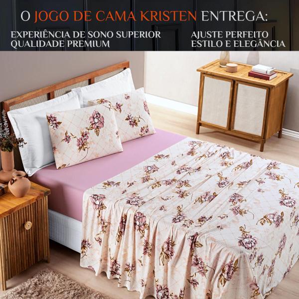 Imagem de Roupa Cama Solteiro Menino Ou Menina Kristen 100% Algodao Super Moderno QUALITY