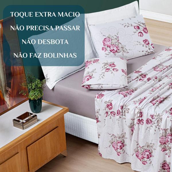 Imagem de Roupa Cama Solteiro Menino Ou Menina Nyla 200 Fios Estampado Avere