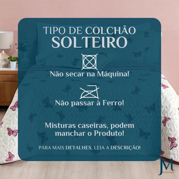 Imagem de Roupa Cama Solteiro Menino Ou Menina Nyla Kit Cobre Leito