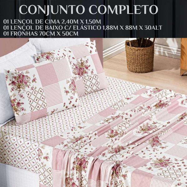 Imagem de Roupa Cama Solteiro Menino Ou Menina Super Moderno Florença 200 Fios