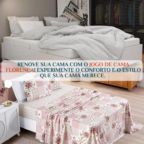 Imagem de Roupa Cama Solteiro Menino Ou Menina Super Moderno Florença 200 Fios