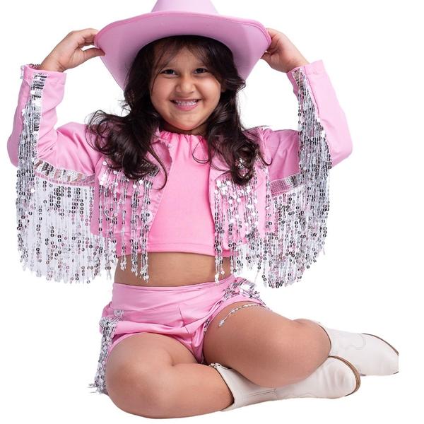 Imagem de Roupa da Ana Castela: Conjunto Boiadeira Infantil Fantasia Infantil Moda Country Menina