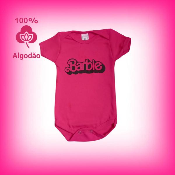 Imagem de Roupa de Bebê  Body  Barbie Festa Temática Mêsversário