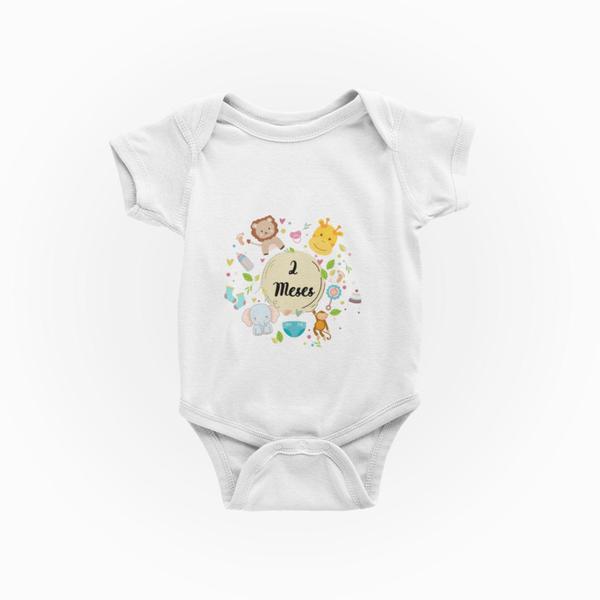 Imagem de Roupa de Bebe Mesversário Body de Bebê Safari Animal Selva 2