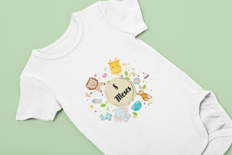 Imagem de Roupa de Bebe Mesversário Body de Bebê Safari Animal Selva 8