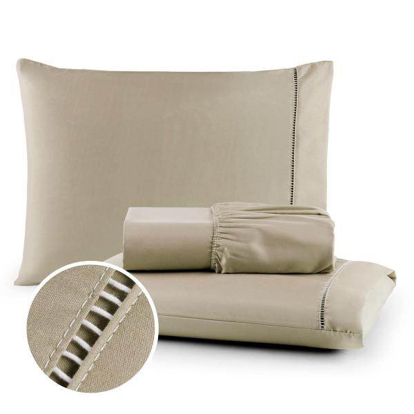 Roupa de Cama Casal Queen Size Jogo Lençol 400 Fios Micropercal 3 Pçs Toque Macio Premium ... Roupa de Cama Casal Queen Size Jogo Lençol 400 Fios Micropercal 3 Pçs Toque Macio Premium ...