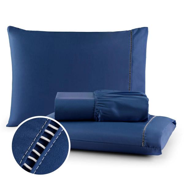 Roupa de Cama Casal Queen Size Jogo Lençol 400 Fios Micropercal 3 Pçs Toque Macio Premium ... Roupa de Cama Casal Queen Size Jogo Lençol 400 Fios Micropercal 3 Pçs Toque Macio Premium ...