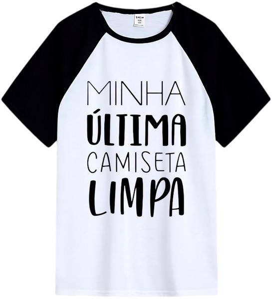 Imagem de Roupa De Criança Personalizada Frase Última camiseta Limpa