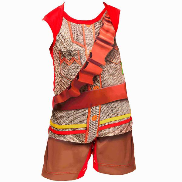 Imagem de Roupa de Festa Junina Bebe Menino Fantasia Cangaceiro Com Regata e Short Caipira 3 a 18 meses