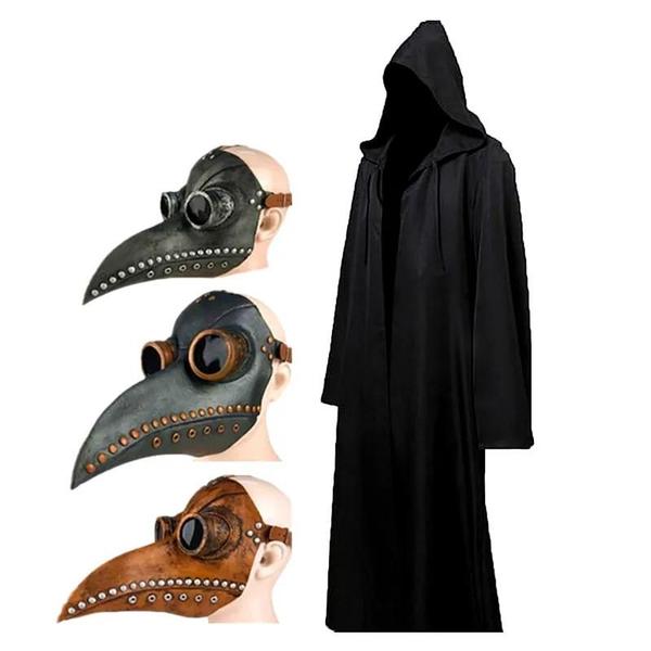 Imagem de Roupa de Halloween Adulto e Infantil - Robes com Capuz, Máscaras e Acessórios Cosplay